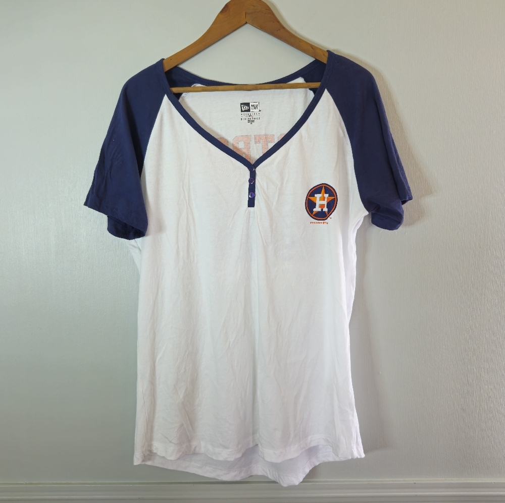 Astros Fan Vinatge Style Sports Jersey Short Sleeve Tee